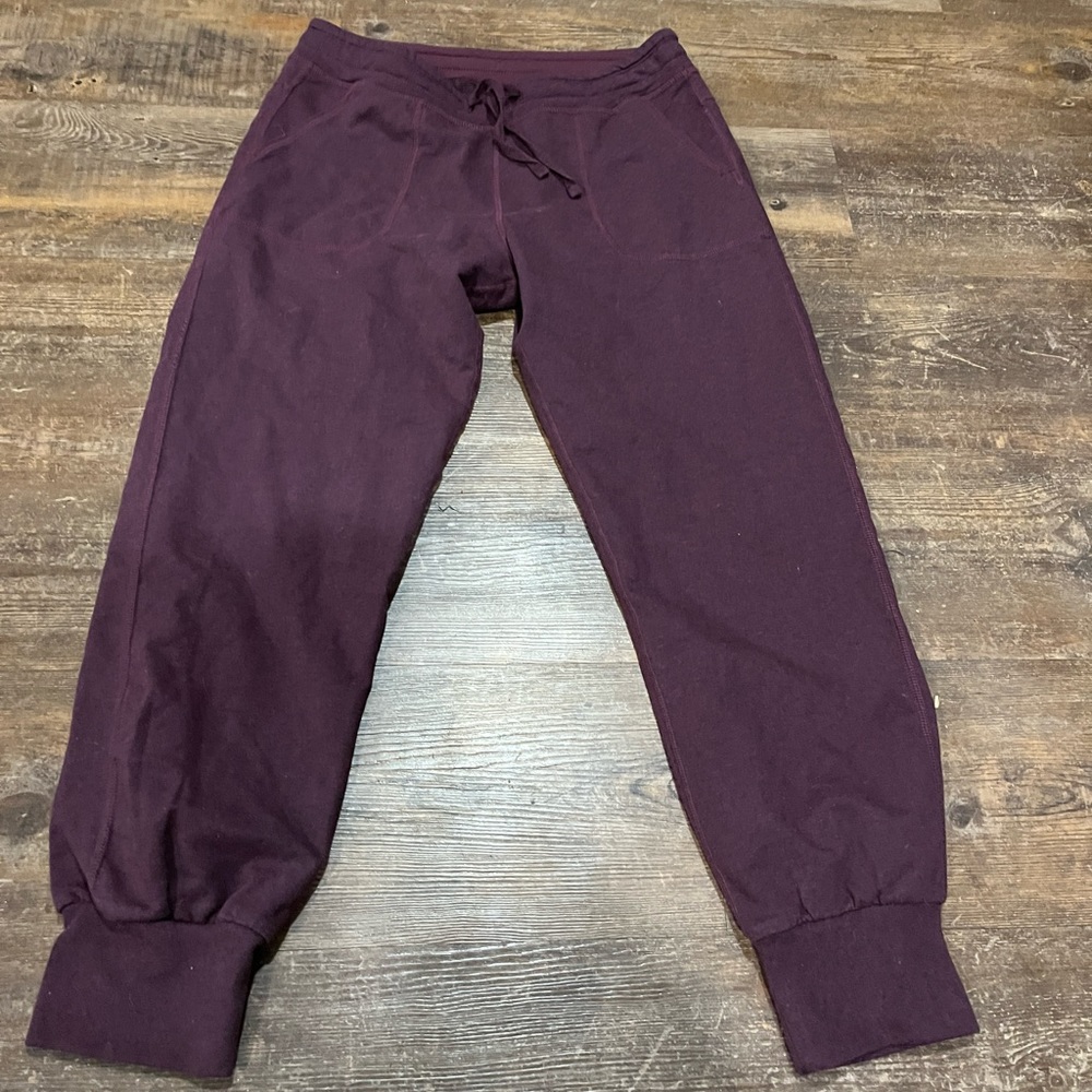 Patagonia NWT women small burgundy sweatpants